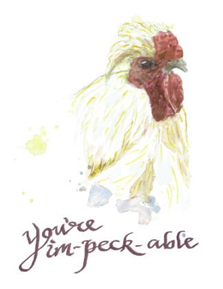 You're Im-peck-able Greeting Card